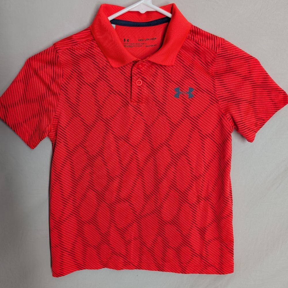 Under Armour Kids Orange Polo Shirt